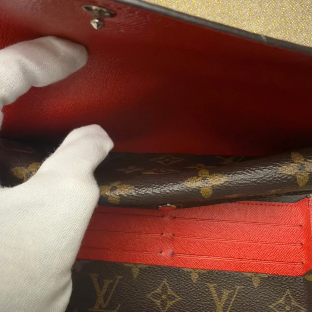 6471-Louis Vuitton Piment Epi Monogram Canvas Marie Lou Long Wallet - Picture 5 of 7